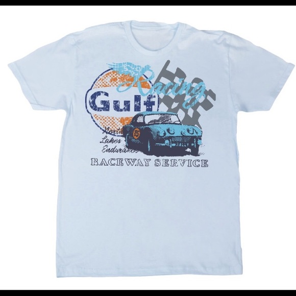 Offically Licensed Distressed Gulf Racing Tee - Picture 3 of 4